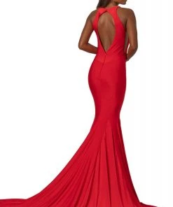 Formal Gowns Johnathan Kayne - 2061 Illusion Paneled Bodice Long Mermaid Gown