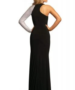 Formal Gowns Johnathan Kayne - 2067 Embellished Asymmetric Neck Sheath Dress 5 Formal Gowns Johnathan Kayne - 2067 Embellished Asymmetric Neck Sheath Dress