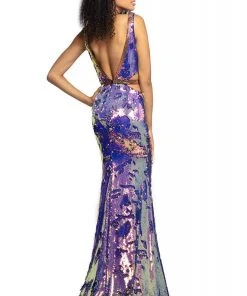 Johnathan Kayne - 2092 Sequin Embellished Sheath Dress 7 Johnathan Kayne - 2092 Sequin Embellished Sheath Dress