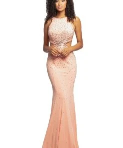 Johnathan Kayne - 2097 Embellished Jewel Mermaid Dress