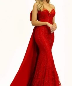Johnathan Kayne - 2304 Sweetheart Trumpet Evening Dress Formal Gowns