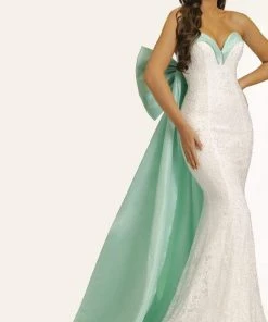 Johnathan Kayne - 2304 Sweetheart Trumpet Evening Dress Formal Gowns