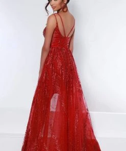 Johnathan Kayne - 2450 Sleeveless Sequined Cocktail Gown Formal Gowns