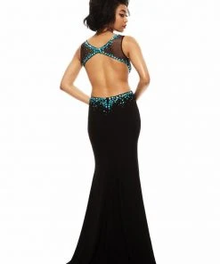 Formal Gowns Johnathan Kayne - 573 Sleeveless Jeweled Cutout Gown