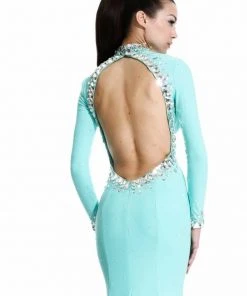 Formal Gowns Johnathan Kayne - 576 Long Sleeve Ornate Queen Anne Dress