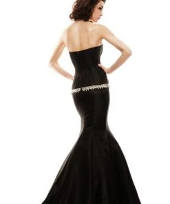 Johnathan Kayne - 6002 Strapless Corset Trumpet Gown