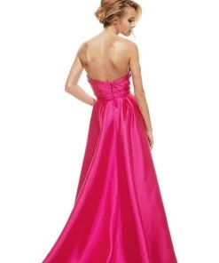 Johnathan Kayne - 6004 Strapless Straight Across Sheath Dress