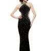 Johnathan Kayne - 6009 Bejeweled Illusion Cutout Gown
