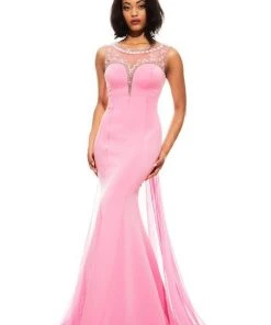 Formal Gowns Johnathan Kayne - 6023 Illusion Bateau Mermaid Dress 6 Formal Gowns Johnathan Kayne - 6023 Illusion Bateau Mermaid Dress