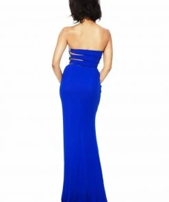 Johnathan Kayne - 6063 Ruched Semi-sweetheart Sheath Dress Formal Gowns
