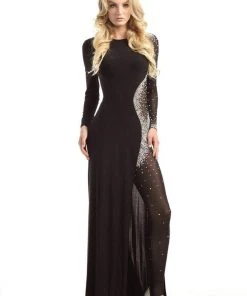 Formal Gowns Johnathan Kayne - 6093 Bedazzled Jewel A-line Dress