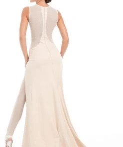 Johnathan Kayne - 7113 Sleeveless Shimmering Evening Gown