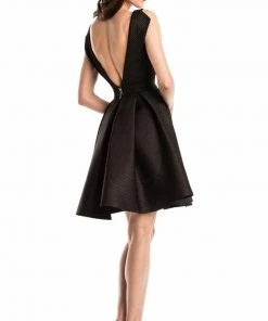 Johnathan Kayne - 7231 Sleeveless Bateau Pleated Cocktail Dress Cocktail Dresses