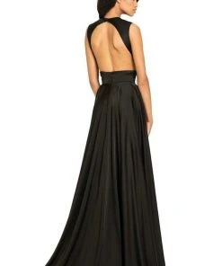 Johnathan Kayne - 8072 Ruched Cutout Charmeuse Gown 19 Johnathan Kayne - 8072 Ruched Cutout Charmeuse Gown