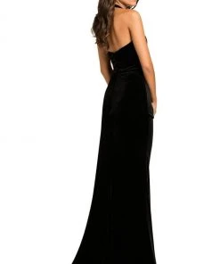 Formal Gowns Johnathan Kayne - 8087 Strapless Sweetheart Velvet Sheath Gown 12 Formal Gowns Johnathan Kayne - 8087 Strapless Sweetheart Velvet Sheath Gown