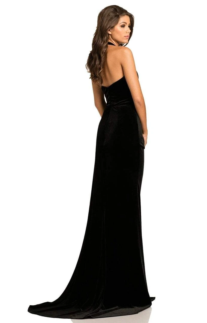 Formal Gowns Johnathan Kayne - 8087 Strapless Sweetheart Velvet Sheath Gown 4 Formal Gowns Johnathan Kayne - 8087 Strapless Sweetheart Velvet Sheath Gown