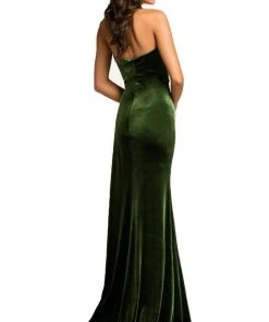 Formal Gowns Johnathan Kayne - 8087 Strapless Sweetheart Velvet Sheath Gown 19 Formal Gowns Johnathan Kayne - 8087 Strapless Sweetheart Velvet Sheath Gown