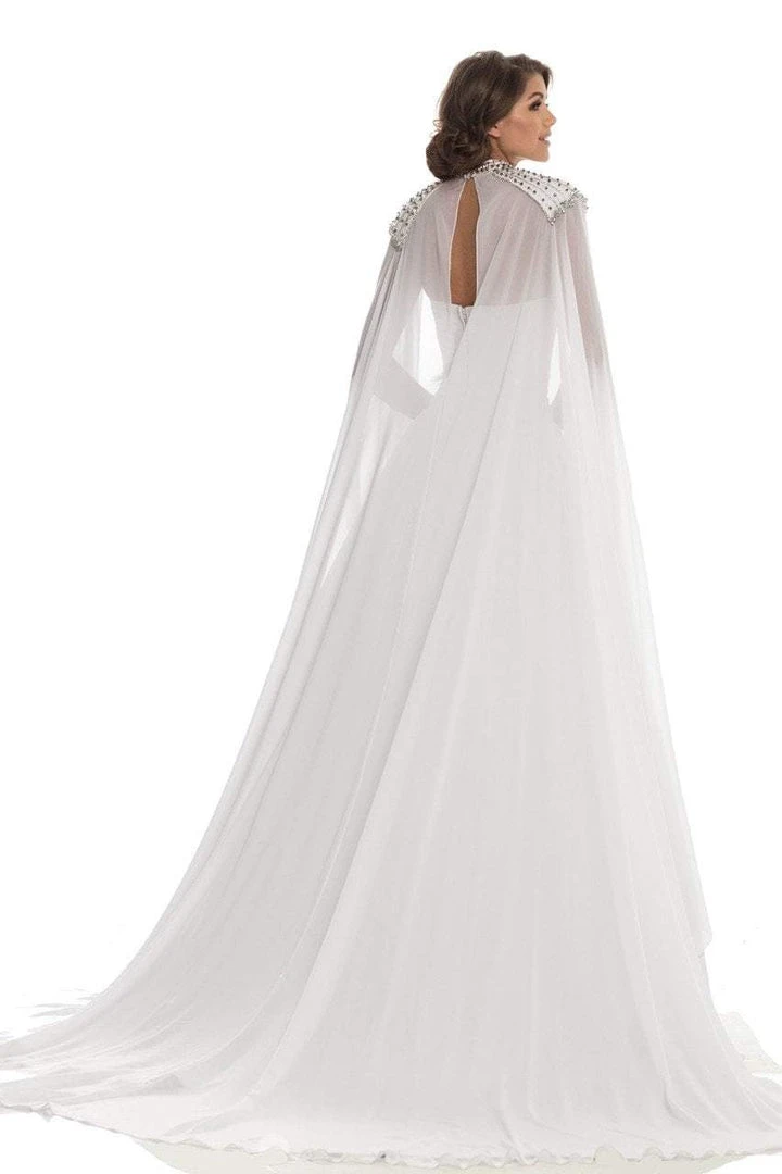 Formal Gowns Johnathan Kayne - 8200 Deep Sweetheart Ballgown With Beaded Cape 8 Formal Gowns Johnathan Kayne - 8200 Deep Sweetheart Ballgown With Beaded Cape
