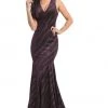 Johnathan Kayne - 8229 Shimmering V-Neck Fitted Mermaid Gown Formal Gowns 2 Johnathan Kayne - 8229 Shimmering V-Neck Fitted Mermaid Gown Formal Gowns