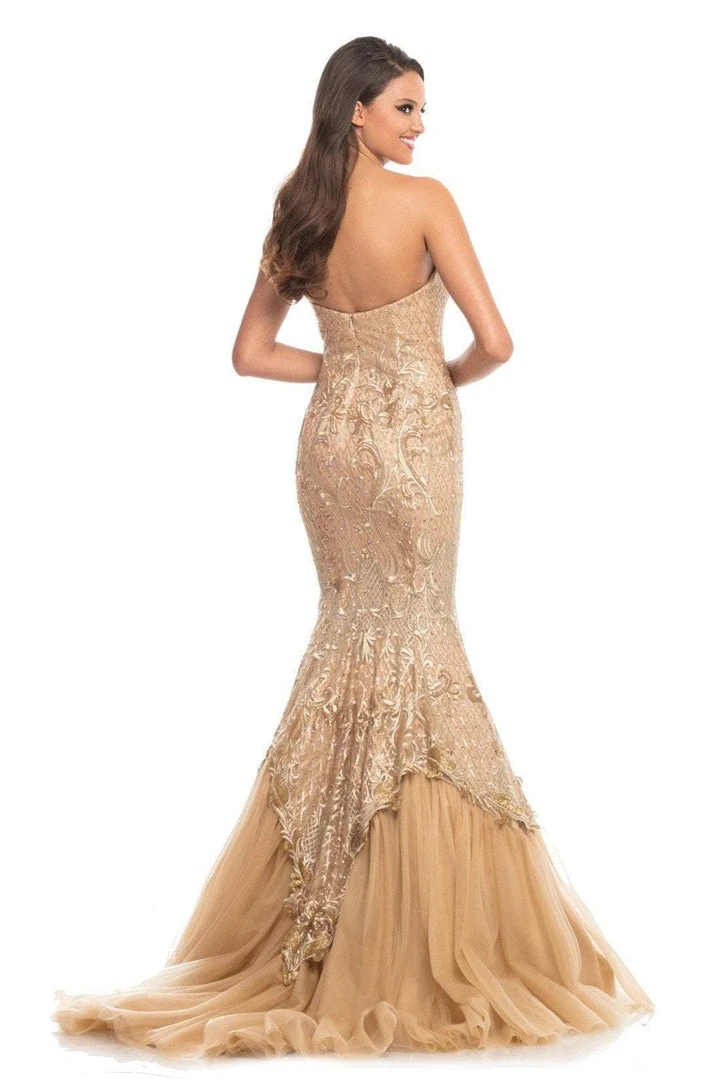 Johnathan Kayne - 9001 Dramatically Embellished Strapless Mermaid Gown Formal Gowns 8 Johnathan Kayne - 9001 Dramatically Embellished Strapless Mermaid Gown Formal Gowns