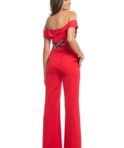 Johnathan Kayne - 9023 Versatile Beaded Off Shoulder Jumpsuit Formal Gowns 15 Johnathan Kayne - 9023 Versatile Beaded Off Shoulder Jumpsuit Formal Gowns