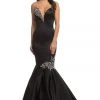 Formal Gowns Johnathan Kayne - 9030 Plunging Sweetheart Rose Appliqued Gown 1 Formal Gowns Johnathan Kayne - 9030 Plunging Sweetheart Rose Appliqued Gown