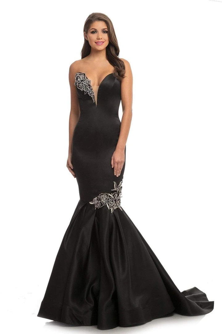 Formal Gowns Johnathan Kayne - 9030 Plunging Sweetheart Rose Appliqued Gown 3 Formal Gowns Johnathan Kayne - 9030 Plunging Sweetheart Rose Appliqued Gown