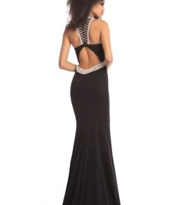 Johnathan Kayne - 9051 Bead Embellished Halter Trumpet Gown Formal Gowns 7 Johnathan Kayne - 9051 Bead Embellished Halter Trumpet Gown Formal Gowns