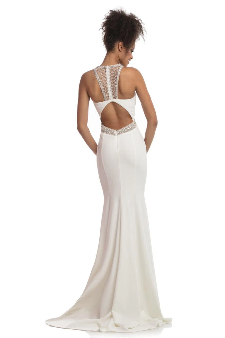 Johnathan Kayne - 9051 Bead Embellished Halter Trumpet Gown Formal Gowns 6 Johnathan Kayne - 9051 Bead Embellished Halter Trumpet Gown Formal Gowns