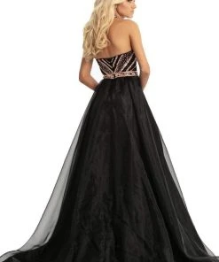 Formal Gowns Johnathan Kayne - 9066 Bead Embellished Plunging Halter Ballgown 7 Formal Gowns Johnathan Kayne - 9066 Bead Embellished Plunging Halter Ballgown