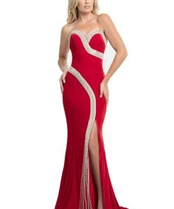 Formal Gowns Johnathan Kayne - 9075 Strapless Embellished Sweetheart Mermaid Dress 12 Formal Gowns Johnathan Kayne - 9075 Strapless Embellished Sweetheart Mermaid Dress