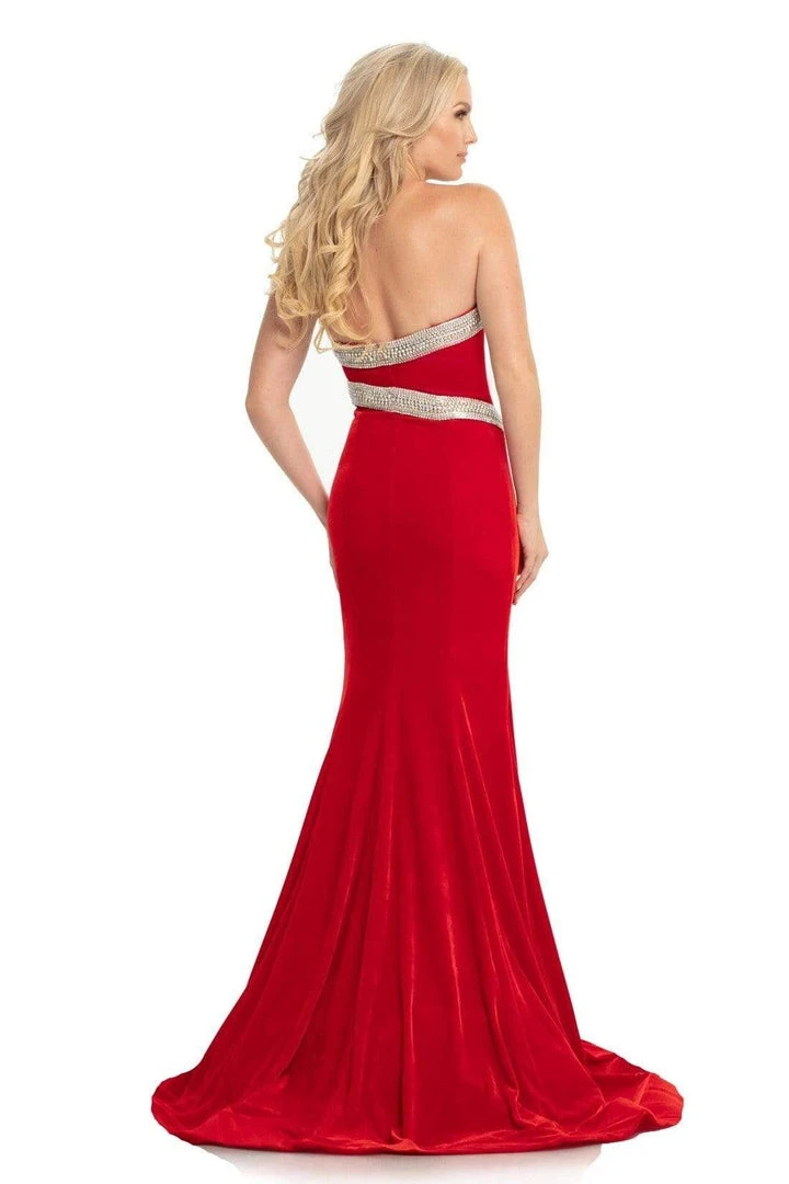 Formal Gowns Johnathan Kayne - 9075 Strapless Embellished Sweetheart Mermaid Dress 8 Formal Gowns Johnathan Kayne - 9075 Strapless Embellished Sweetheart Mermaid Dress