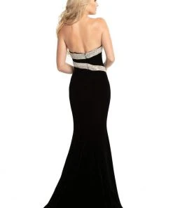 Formal Gowns Johnathan Kayne - 9075 Strapless Embellished Sweetheart Mermaid Dress