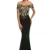 Johnathan Kayne - 9076 Bead Embellished Off-Shoulder Gown Formal Gowns 1 Johnathan Kayne - 9076 Bead Embellished Off-Shoulder Gown Formal Gowns