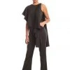 Johnathan Kayne - 9083 Sleeveless Jewel Neck Jumpsuit With Cape Detail Plus Size Dresses 1 Johnathan Kayne - 9083 Sleeveless Jewel Neck Jumpsuit With Cape Detail Plus Size Dresses