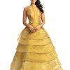 Formal Gowns Johnathan Kayne - 9093 High Halter Tiered Ballgown
