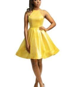 Johnathan Kayne - 9207 Strappy A-Line Cocktail Dress Cocktail Dresses