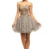 Cocktail Dresses Johnathan Kayne - 9214 Appliqued Sweetheart Cocktail Dress