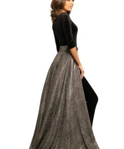 Johnathan Kayne - 9229 Scoop Neck Jumpsuit With Overskirt 7 Johnathan Kayne - 9229 Scoop Neck Jumpsuit With Overskirt