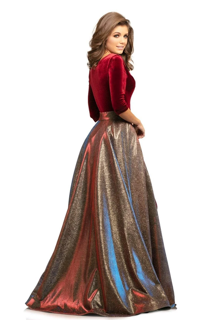 Johnathan Kayne - 9229 Scoop Neck Jumpsuit With Overskirt 6 Johnathan Kayne - 9229 Scoop Neck Jumpsuit With Overskirt