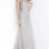 Formal Gowns Jovani - 00355 Embroidered Scoop Neck Trumpet Dress 2 Formal Gowns Jovani - 00355 Embroidered Scoop Neck Trumpet Dress