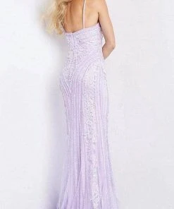 Jovani - 05752 Beaded Plunging V-Neck Mermaid Gown Formal Gowns 13 Jovani - 05752 Beaded Plunging V-Neck Mermaid Gown Formal Gowns