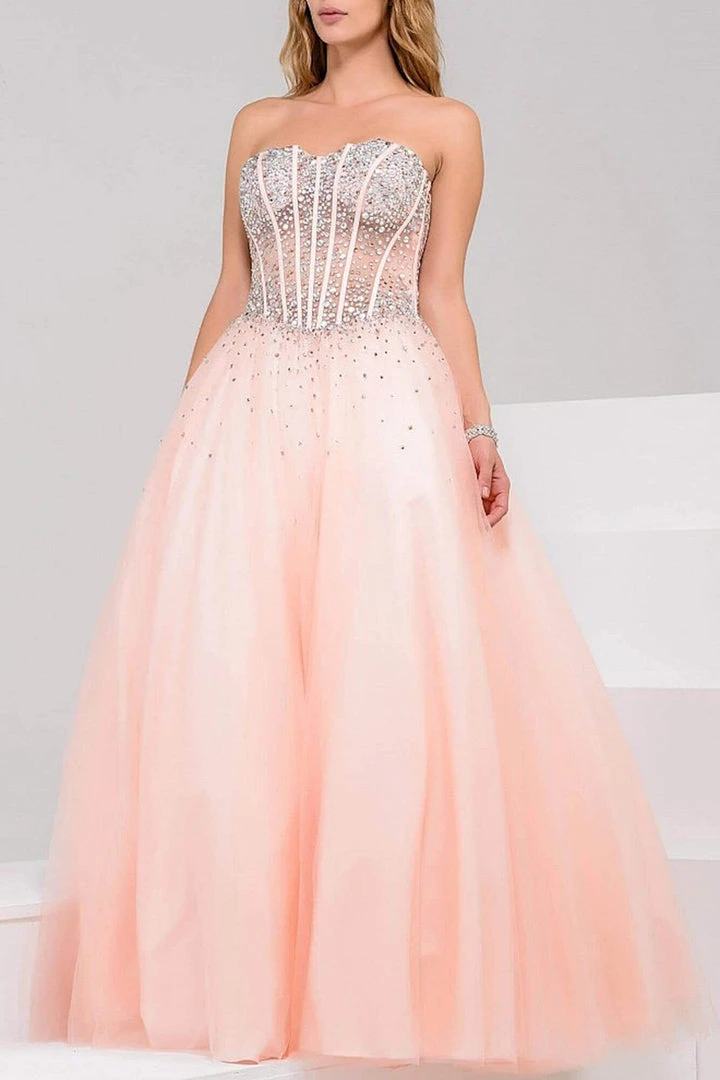Formal Gowns Jovani - 47131 Sweetheart Embellished Tulle Ballgown 5 Formal Gowns Jovani - 47131 Sweetheart Embellished Tulle Ballgown