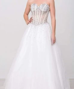 Formal Gowns Jovani - 47131 Sweetheart Embellished Tulle Ballgown 11 Formal Gowns Jovani - 47131 Sweetheart Embellished Tulle Ballgown