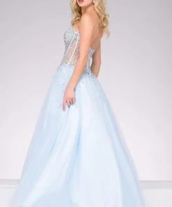 Formal Gowns Jovani - 47131 Sweetheart Embellished Tulle Ballgown