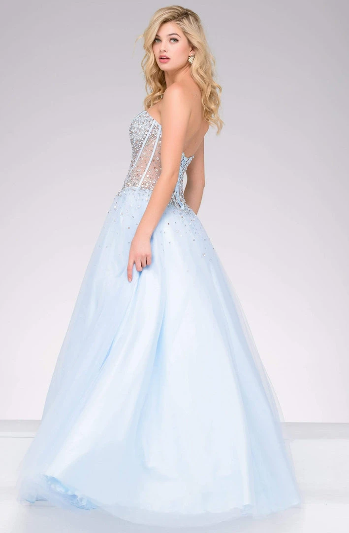 Formal Gowns Jovani - 47131 Sweetheart Embellished Tulle Ballgown 4 Formal Gowns Jovani - 47131 Sweetheart Embellished Tulle Ballgown