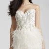 Jovani - 50122 Embellished Sweetheart Feathered Dress 2 Jovani - 50122 Embellished Sweetheart Feathered Dress
