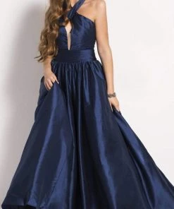Formal Gowns Jovani - 51500 Crossover Bodice Illusion Keyhole Cutout Ballgown