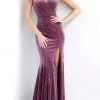 Formal Gowns Jovani - 63935 High Halter Cutout Bodice Velvet Long Gown 2 Formal Gowns Jovani - 63935 High Halter Cutout Bodice Velvet Long Gown