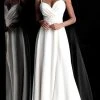 Formal Gowns Jovani - 66253 Sleeveless Sweetheart Long A-line Dress With Train